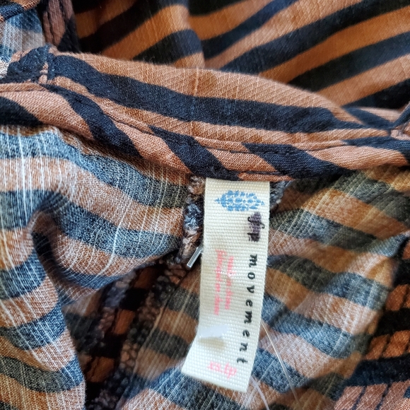 New Free People Find The Chi Striped Onesie Jumpsuit - Picture 11 of 15